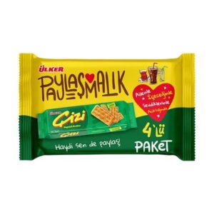 Ulker Cizi 4lu Paker Peynirli Kraker - Pack of 4 Che